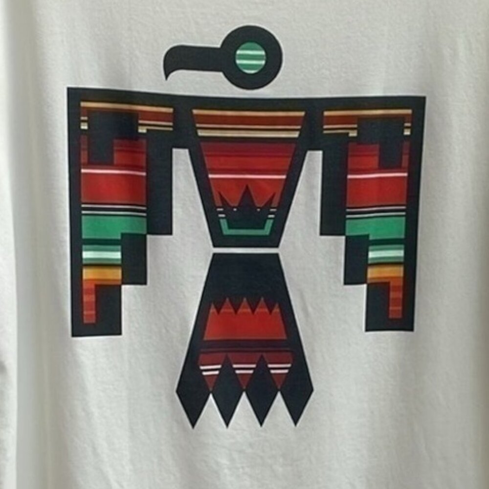 LuLaRoe Liv Tee – Size Large – NWT – Aztec Eagle Design(1149)